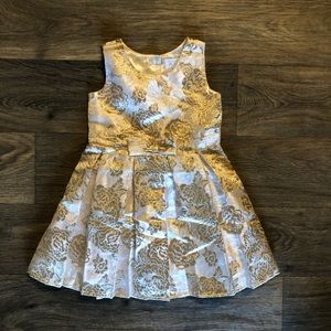 The Children’s Place gold floral dress